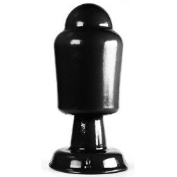 Zizi Bulk – prémium anális dugó, 12 x 6 cm, fekete