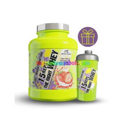 15 REPS THE RIGHT WHEY Fehérje Koncentrátum - 476 g - eper joghurt - Marathontime