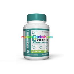 c+ d3-vitamin rágóTabletta - Spirulinával és Cinkkel - zöldalma ízben, 100 db tabletta - Marathontime