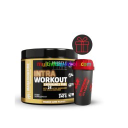 Intra Workout koffeinmentes energizáló 240g, Steviával és 25 értékes összetevővel, Mangó-Lime ízben - Marathontime