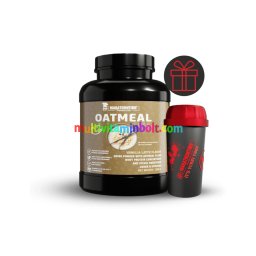oatmeal, fehérjés zabpehely Steviával -1500 g - vaniliás-latte - Marathontime