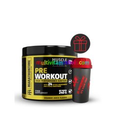 Pre Workout Edzés Előtti Energizáló Steviával és 24 értékes összetevővel - narancslé ízben - Marathontime