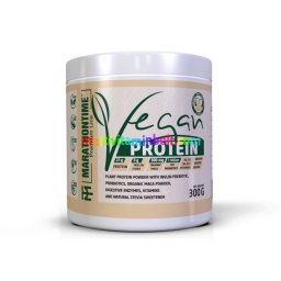 Prémium Vegán protein - fehércsoki-kókusz 300 g - Marathontime