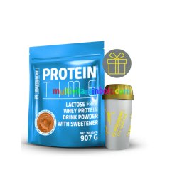 Protein Time Laktázenzimmel Dúsított fehérje nugát praliné íz 907 g - Marathontime