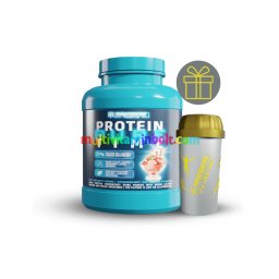 Pure Protein Time - laktáz enzimmel dúsított Fehérjekoncentrátum Steviával 900 g - epres fagylalt - Marathontime