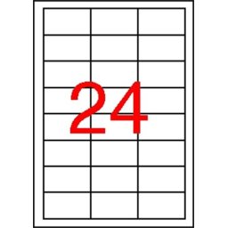 APLI Etikett, 64,6x33,8 mm, poliészter, időjárásálló, fehér, APLI, 2400 etikett/csomag