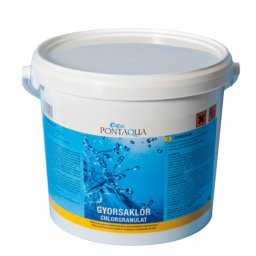 Pontaqua GYORSAKLÓR gyorsan oldódó klór 10kg CLG 100