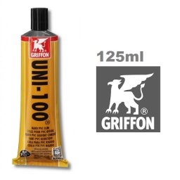 Griffon UNI-100 ragasztó kemény PVC-hez 125ml 611021