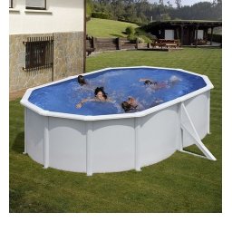 Gre fehér 500x300x120cm ovális medence 0,3mm fólia P500ECO