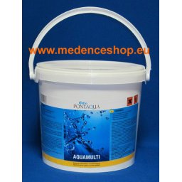 Pontaqua Aquamulti 3kg (klór, algaölő, pelyhesítő) AMU 030