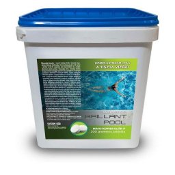 Brillant Pool Maxi-kombi klórtabletta (klór, algaölő, pelyhesítő) 5kg UVCOM-05B