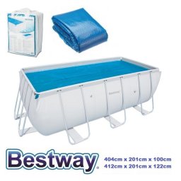 Bestway 404x201cm medencére szolár takaró 58240