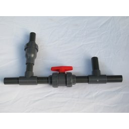 Szolár fűtés bekötéshez 32mm-es bypass készlet