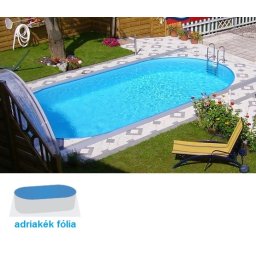 Hobby Pool Styria 6,25x3,6x1,5m fémpalástos medence 0,6mm adriakék fólia SB-012370