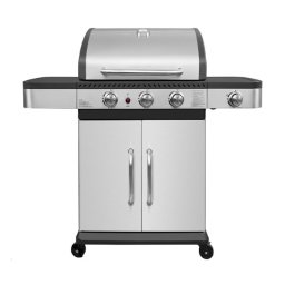 Wellis Cherokee Silver Trio alumínium színű gázgrill (3 égős)