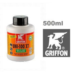 Griffon UNI-100 XT ragasztó kemény PVC-hez 500ml AS-089605