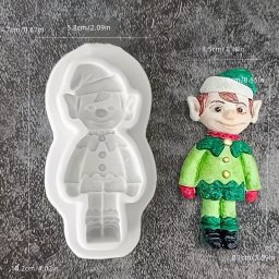 Szilikon forma, 3D Mikuls jvorszarvas man fi forma
