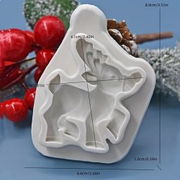 Szilikon forma, 3D Mikuls jvorszarvas man fi forma