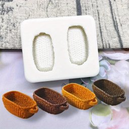 3D Szilikon Kosr Alak ntforma Cukorkhoz, Csokoldhoz