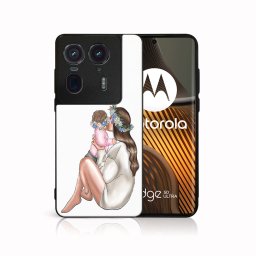 PROTEMIO MY ART Védőhuzat Motorola Edge 50 Ultra BABY GIRL-hoz (111)