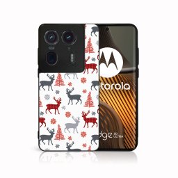 PROTEMIO MY ART Karácsonyi dizájnú borító Motorola Edge 50 Ultra DEER (068)