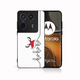 PROTEMIO MY ART Karácsonyi mintás borító Motorola Edge 50 Ultra HOHOHO (073)