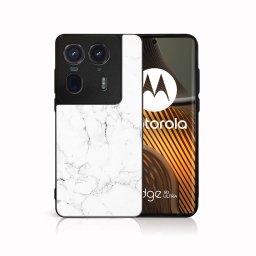 PROTEMIO MY ART Védőburkolat a Motorola Edge 50 Ultra-hez WHITE MARBLE (144)