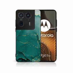 PROTEMIO MY ART Védőburkolat Motorola Edge 50 Ultra GREEN MARBLE-hoz (145)