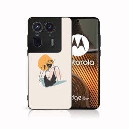PROTEMIO MY ART Védőburkolat Motorola Edge 50 Ultra WOMAN-hoz (197)