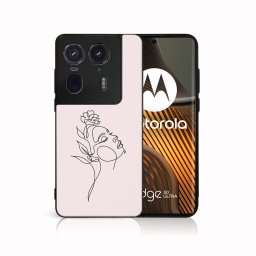 PROTEMIO MY ART Védőburkolat a Motorola Edge 50 Ultra ROSE GIRL-hoz (198)