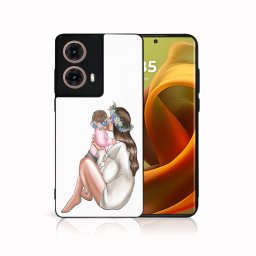 PROTEMIO MY ART Védőburkolat a Motorola Moto G85 számára 5G BABY GIRL (111)