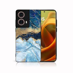 PROTEMIO MY ART Védőburkolat: Motorola Moto G85 5G BLUE MARBLE (141)