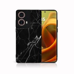 PROTEMIO MY ART Védőburkolat: Motorola Moto G85 5G BLACK MARBLE (142)