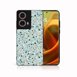 PROTEMIO MY ART Védőburkolat: Motorola Moto G85 5G BLUE TERRAZZO (164)