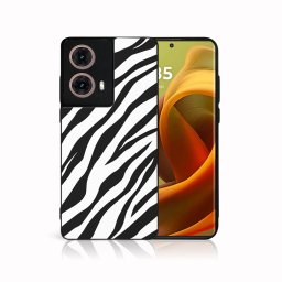 PROTEMIO MY ART Védőburkolat a Motorola Moto G85 számára 5G ZEBRA (237)
