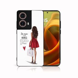 PROTEMIO MY ART Védőburkolat: Motorola Moto G85 5G RED DRESS (137)