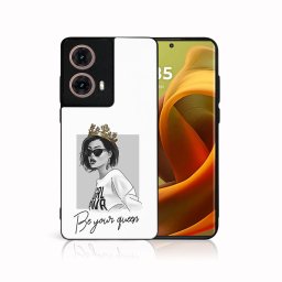 PROTEMIO MY ART Védőburkolat a Motorola Moto G85 számára 5G QUEEN (139)