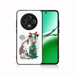 PROTEMIO MY ART Karácsonyi kivitelű borító Oppo Reno12 5G VIDÁM CHRISTMAS (074)