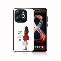 PROTEMIO MY ART Védőburkolat Infinix Smart 8 RED DRESS-hoz (137)