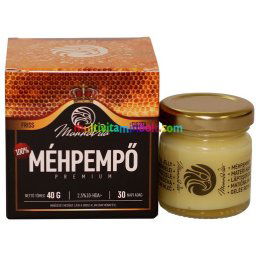 Méhpempő 40 g, 2,5% 10-HDA Prémium, vitaminokban, fehérjékben, aminosavakban gazdag tápanyag - Mannavita