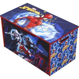 Pókember játéktároló fából 55,5x30x30 cm