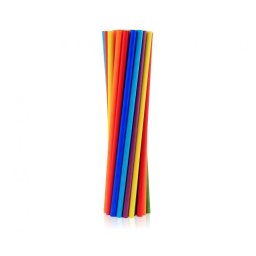 Színes Rainbow Colours papír szívószál 200 db-os