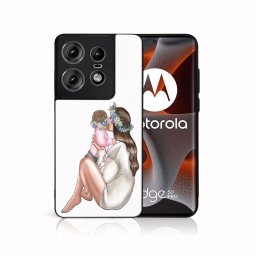 PROTEMIO MY ART Védőhuzat Motorola Edge 50 Pro BABY GIRL-hoz (111)