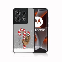 PROTEMIO MY ART Karácsonyi dizájnú borító Motorola Edge 50 Pro CANDY (076)
