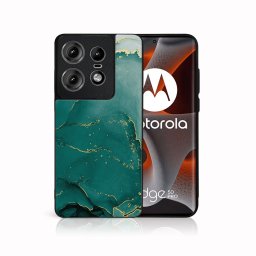 PROTEMIO MY ART Védőburkolat Motorola Edge 50 Pro GREEN MARBLE-hoz (145)