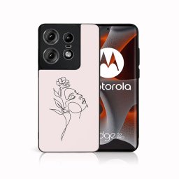 PROTEMIO MY ART Védőburkolat Motorola Edge 50 Pro ROSE GIRL-hoz (198)