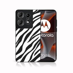PROTEMIO MY ART Védőburkolat Motorola Edge 50 Pro ZEBRA (237) számára