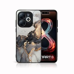 PROTEMIO MY ART Védőburkolat a Infinix Smart 8-hez GREY MARBLE (140)