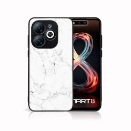 PROTEMIO MY ART Védőburkolat a Infinix Smart 8-hez WHITE MARBLE (144)