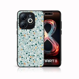 PROTEMIO MY ART Védőburkolat a Infinix Smart 8-hez BLUE TERRAZZO (164)